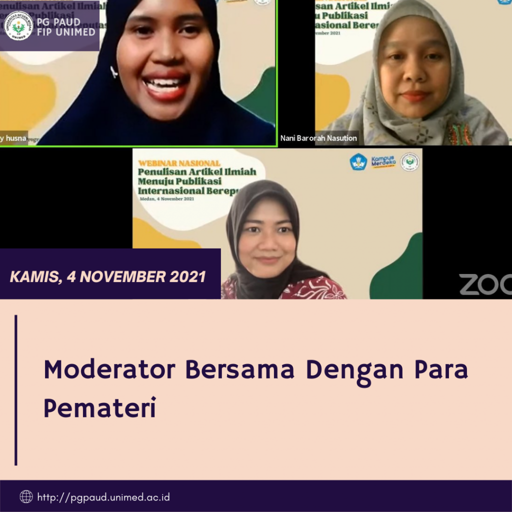 PELAKSANAAN WEBINAR NASIONAL FIP UNIMED PENULISAN ARTIKEL ILMIAH MENUJU ...