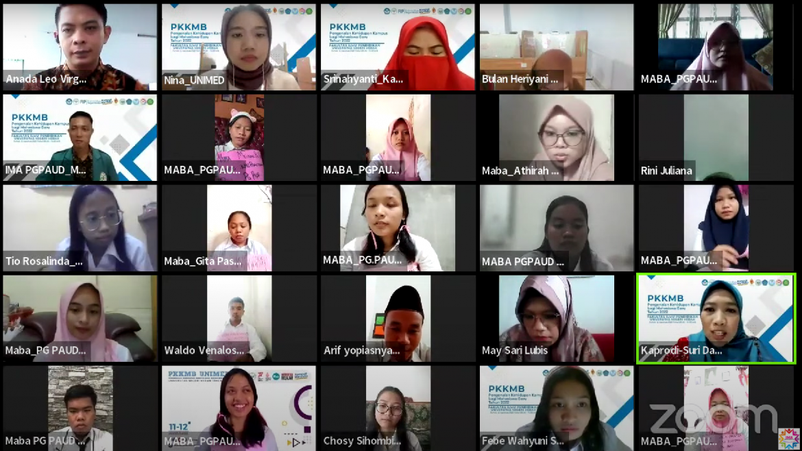 Pengenalan Kehidupan Kampus bagi Mahasiswa Baru (PKKMB) Program Studi PG-PAUD UNIMED